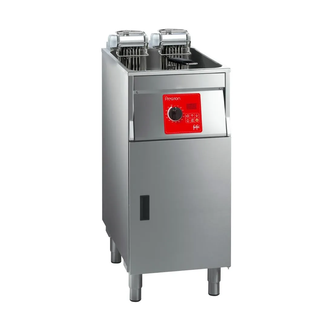 HS029-3PH FriFri Precision 411 Electric Free-Standing Single Tank Fryer 1 Basket 15kW - Three Phase