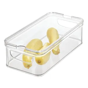 iDesign Crisp Bin 6" X 12" made with 100% Recycled Clear Plastic