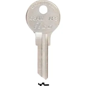 ILCO APS Nickel Plated File Cabinet Key, AP3 (10-Pack)