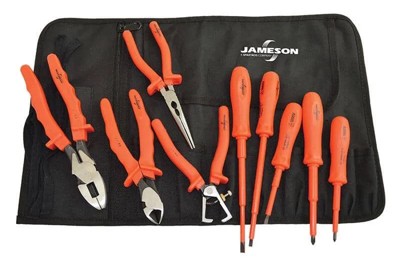 Jameson Insulated Basic Electrician’s Kit 9-Pieces - JT-KT-00001