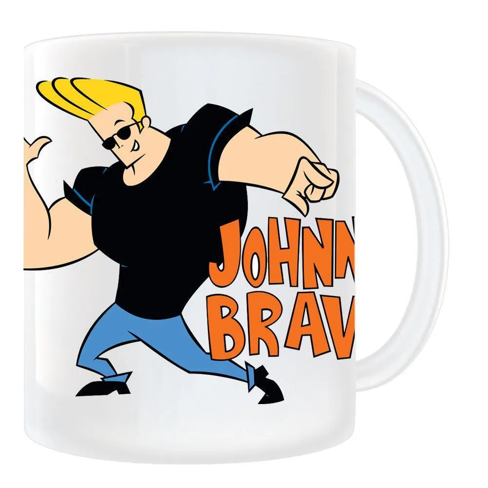 Johnny Bravo White Mug