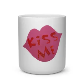 Kiss Me Heart Shape Mug