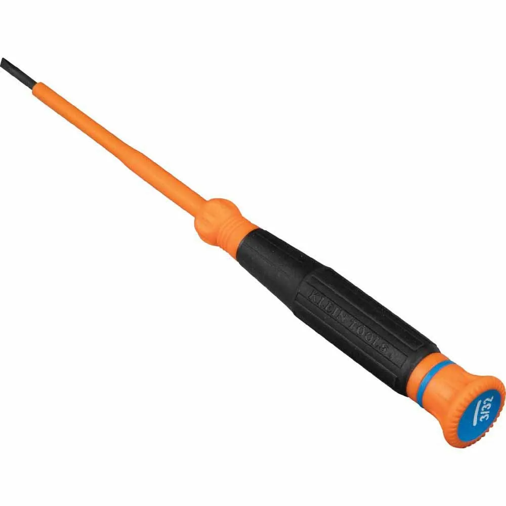 Klein Tools 6243INS Insulated Precision Screwdriver, 3/32" Slotted