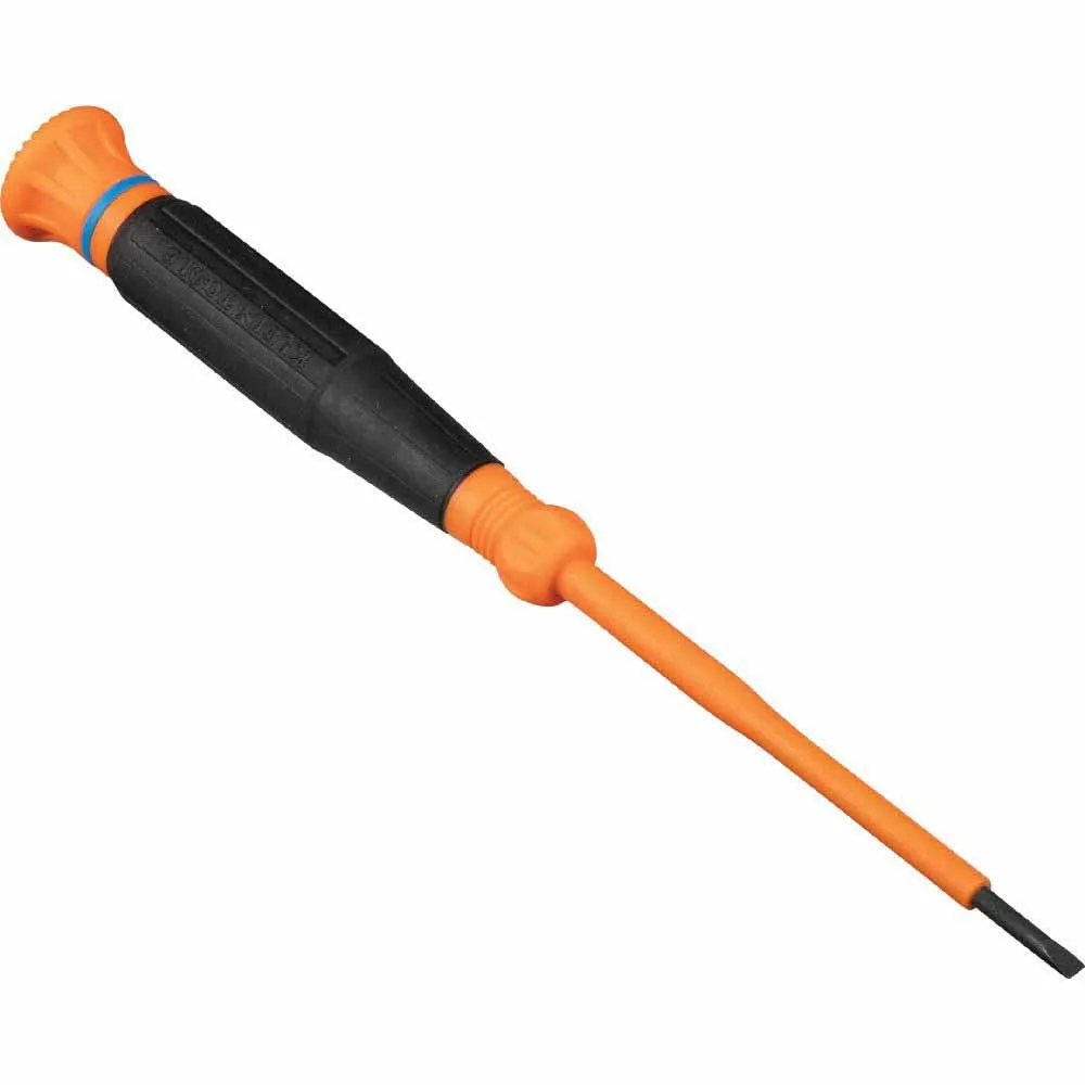 Klein Tools 6243INS Insulated Precision Screwdriver, 3/32" Slotted