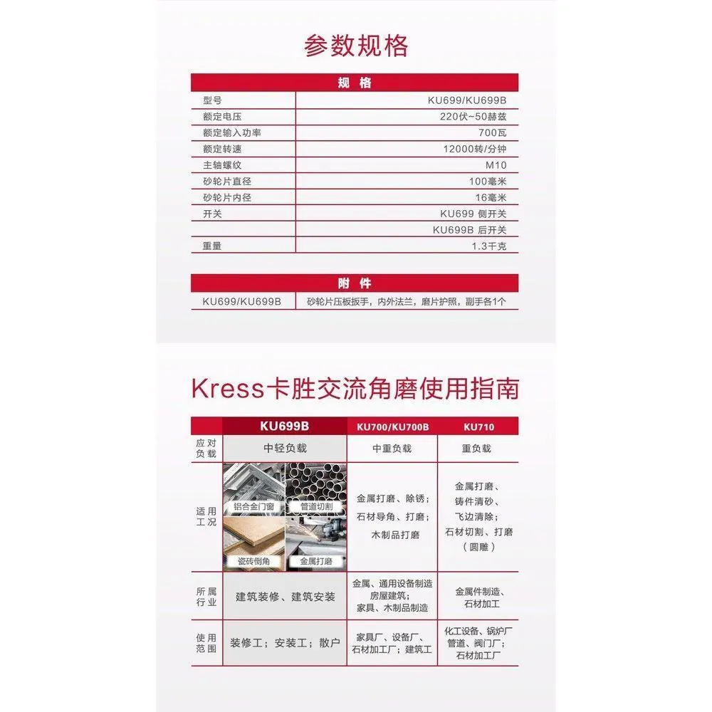 Kress KU699B Angle Grinder