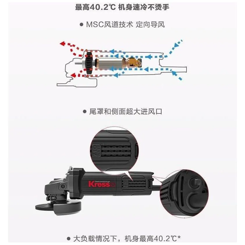 Kress KU699B Angle Grinder