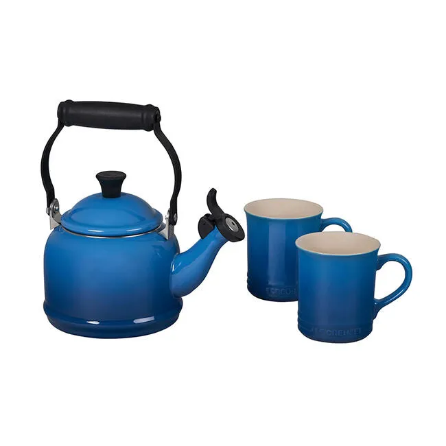 Le Creuset Demi Kettle and Mugs Set