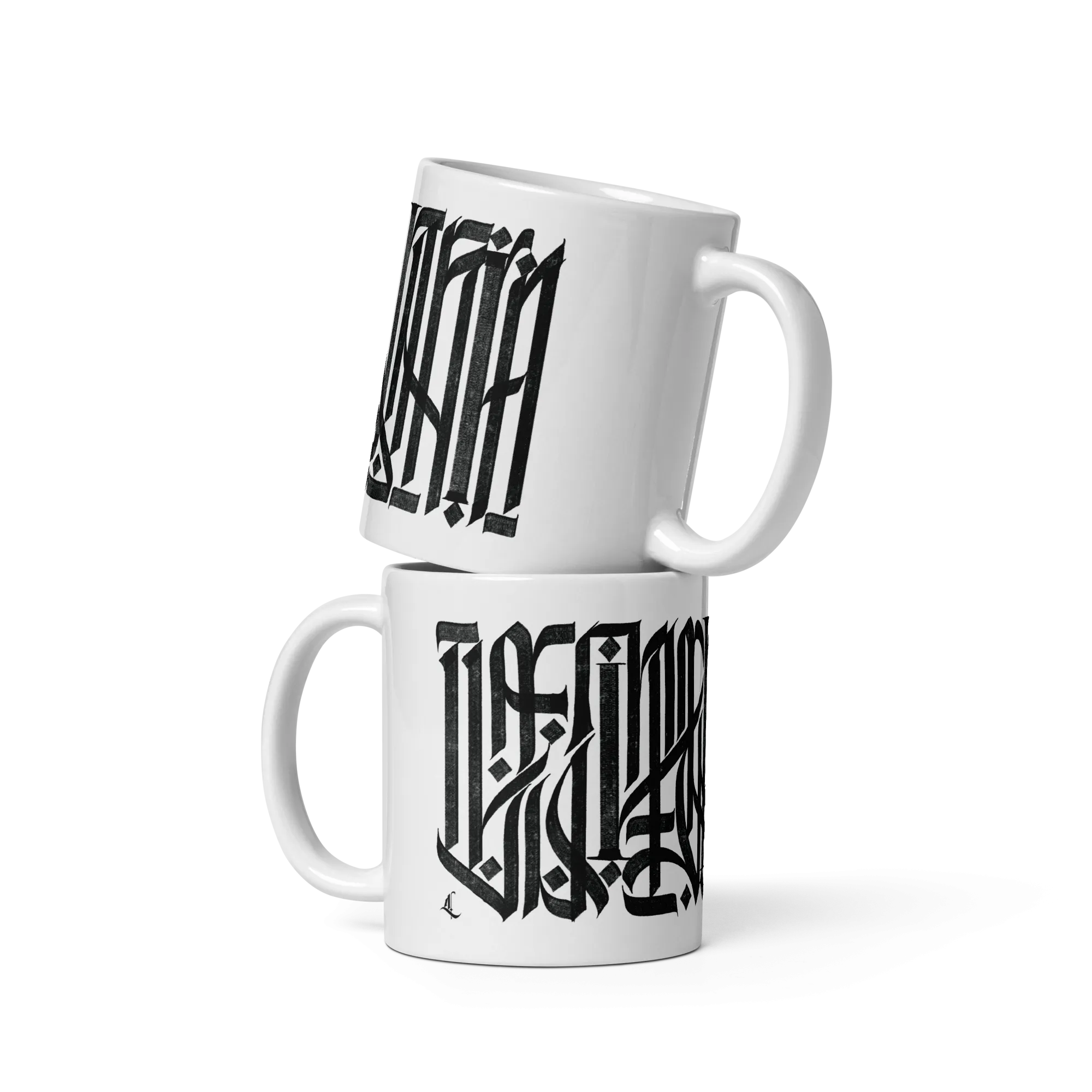 Letterhythm® Inscription Mug (White)