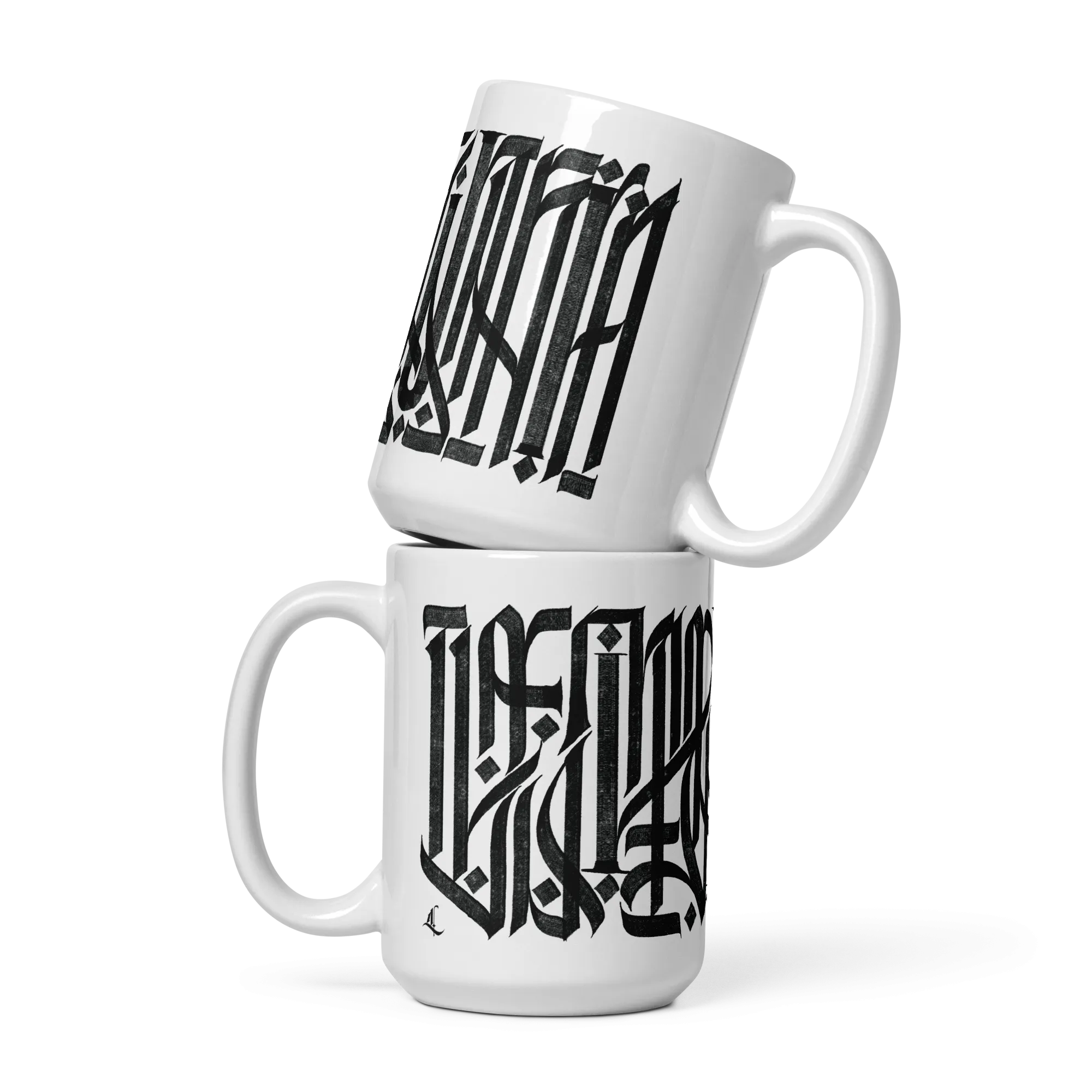 Letterhythm® Inscription Mug (White)