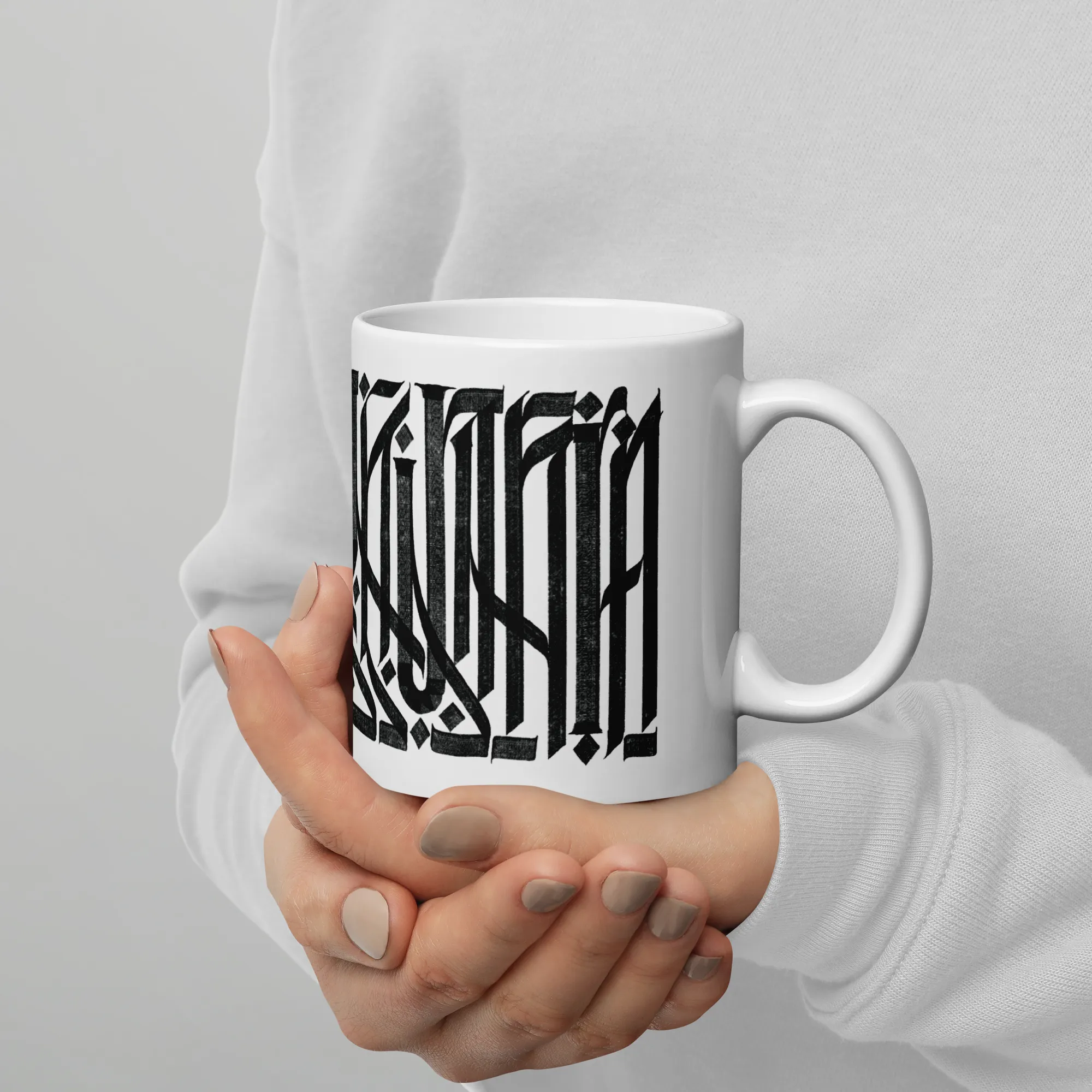 Letterhythm® Inscription Mug (White)