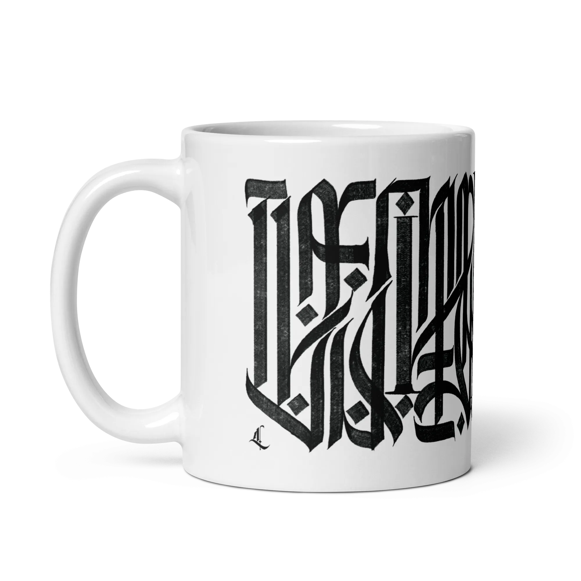 Letterhythm® Inscription Mug (White)