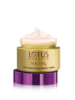 Lotus Herbals Youthrx Anti Ageing Tranforming Crème SPF 25 Pa    Preservative Free, 50g