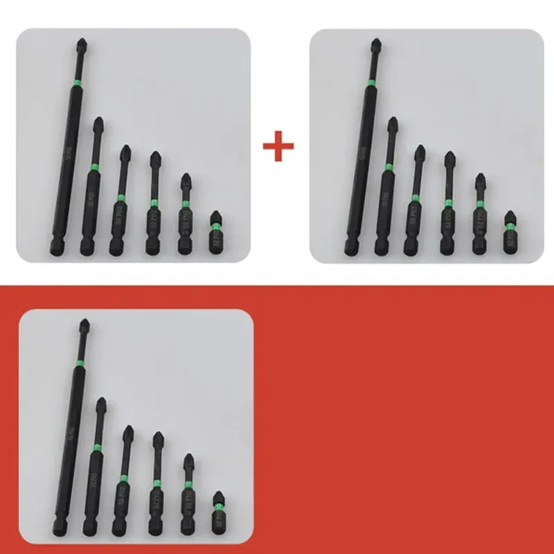 Magnetic ph2 screwdriver bit set - long life