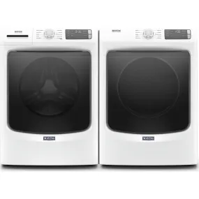 Maytag Front Load Pair with Extra Power and 16-Hr Fresh Hold option (MHW6630HW & YMED6630HW)