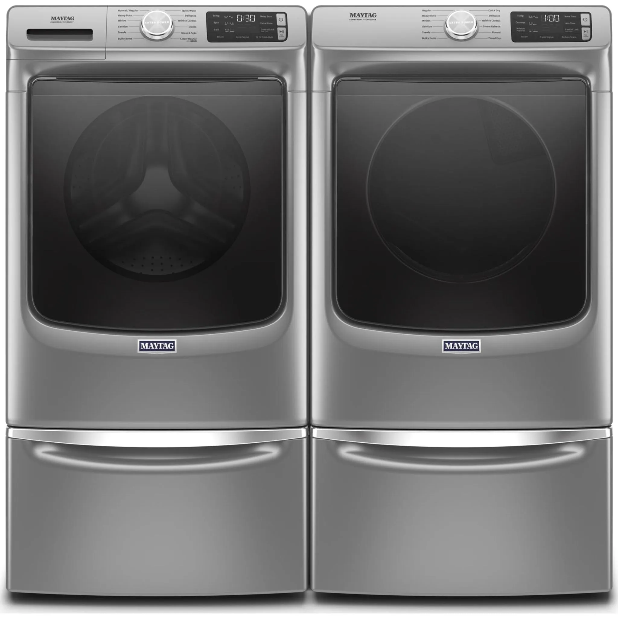 Maytag Front Load Washer with Extra Power and 16-Hr Fresh Hold® option - 5.5 cu. ft. (MHW6630HC)