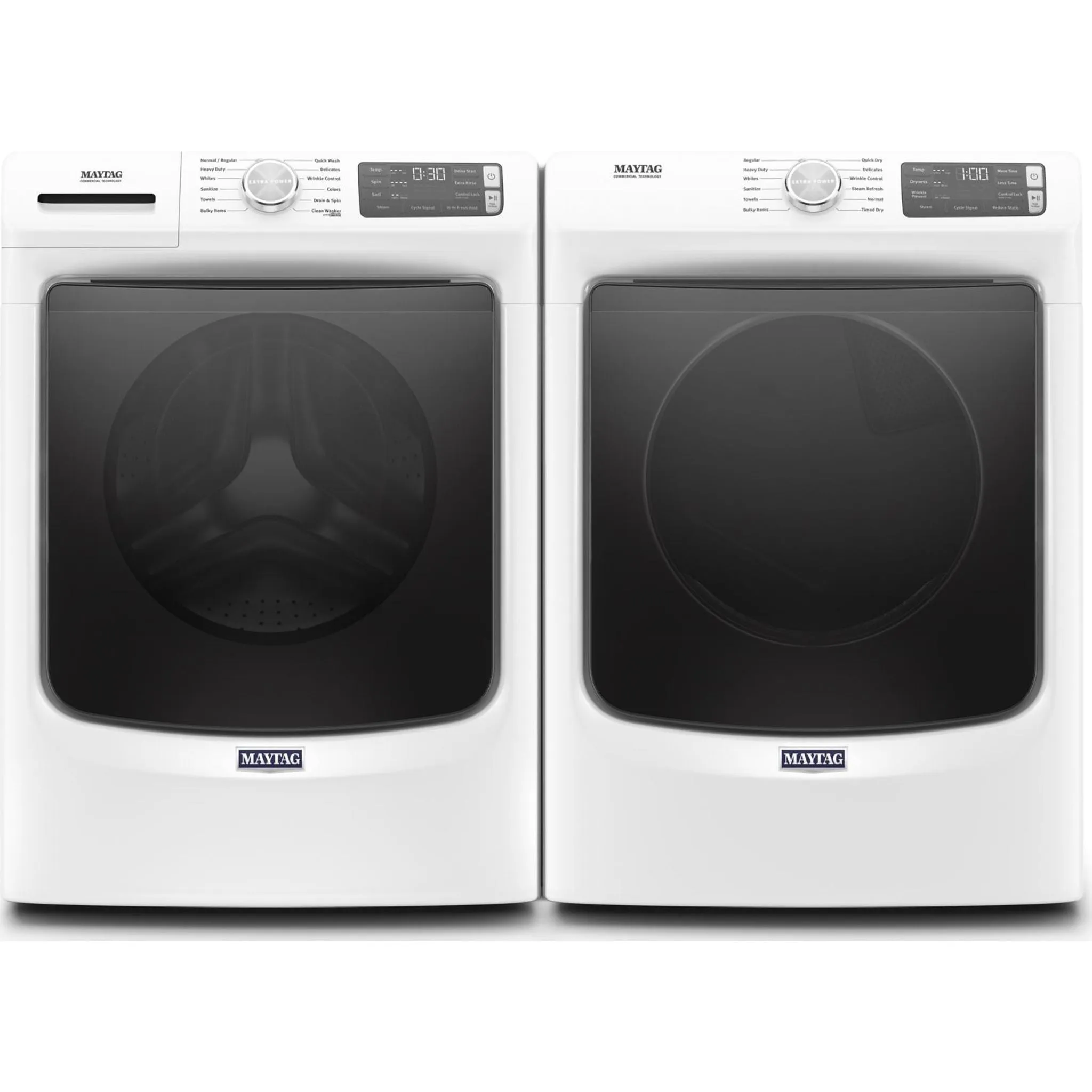 Maytag Front Load Washer with Extra Power and 16-Hr Fresh Hold® option - 5.5 cu. ft. (MHW6630HW)