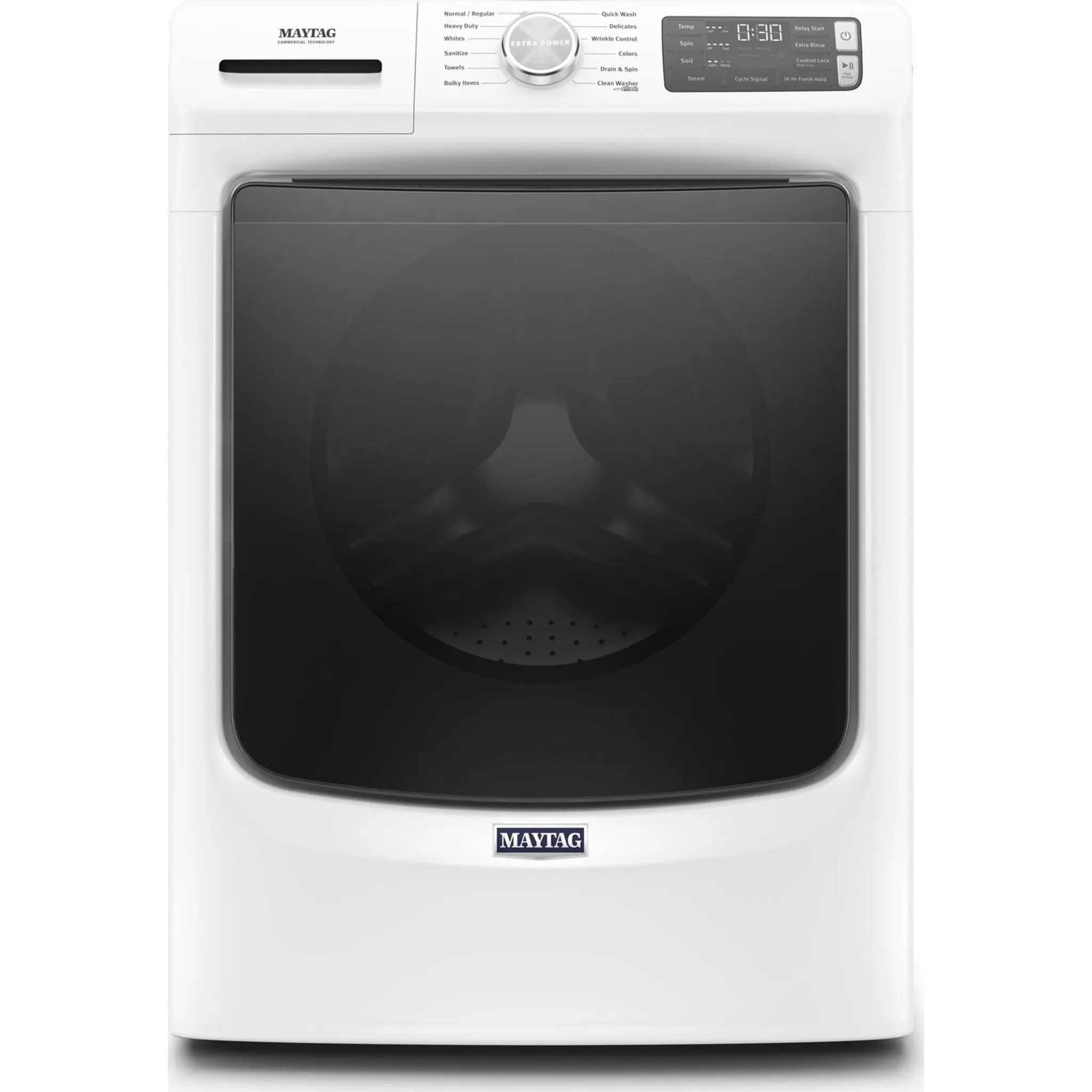 Maytag Front Load Washer with Extra Power and 16-Hr Fresh Hold® option - 5.5 cu. ft. (MHW6630HW)