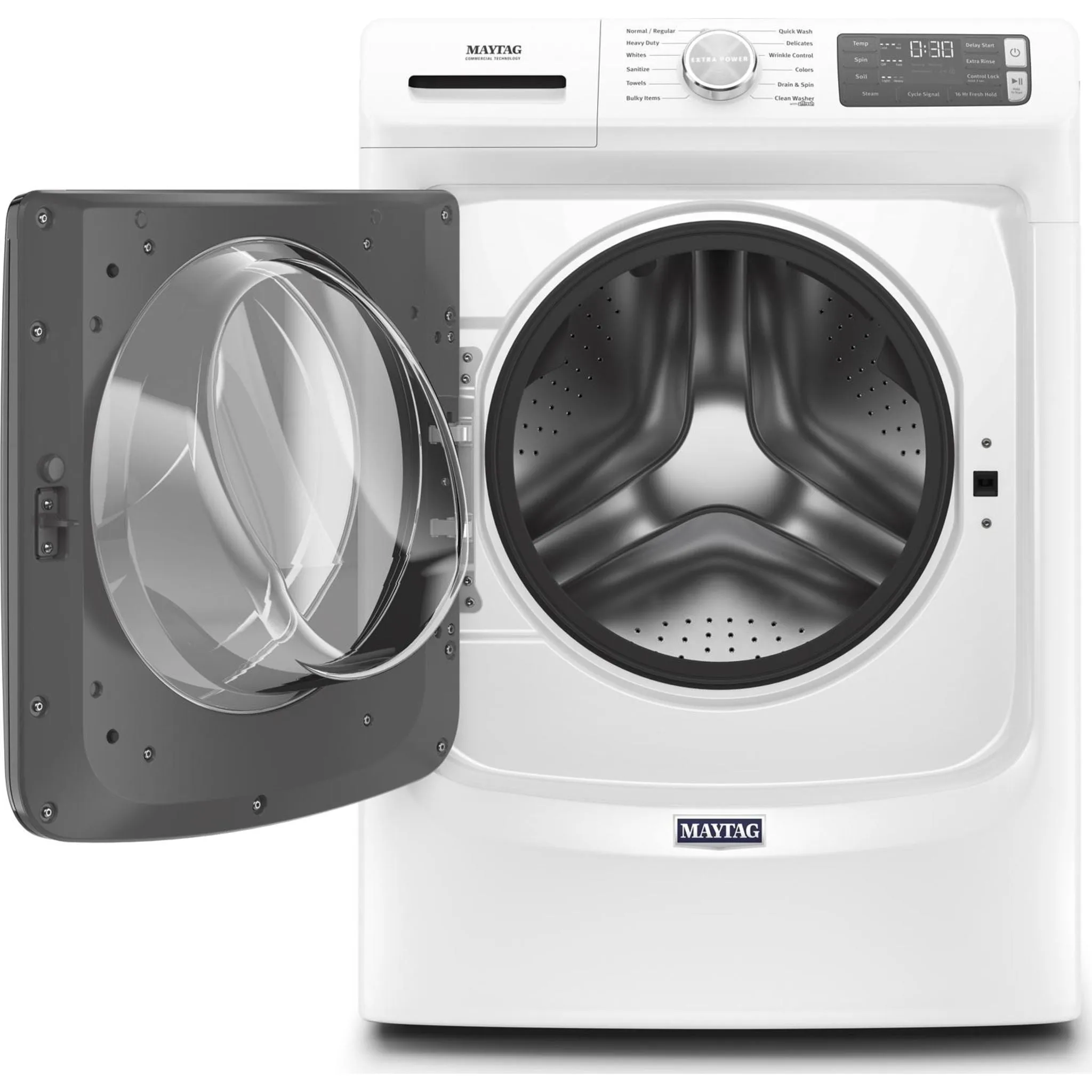 Maytag Front Load Washer with Extra Power and 16-Hr Fresh Hold® option - 5.5 cu. ft. (MHW6630HW)