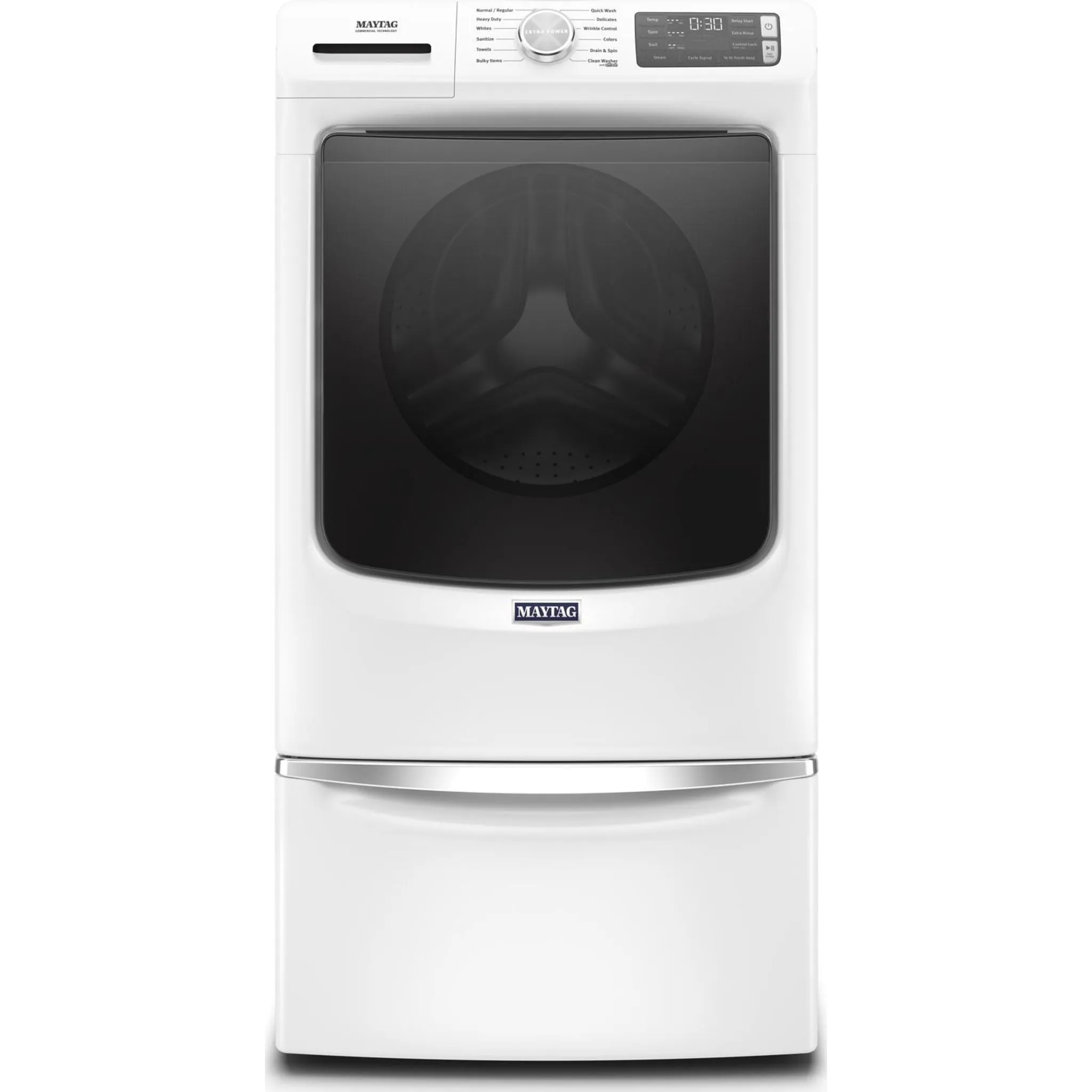 Maytag Front Load Washer with Extra Power and 16-Hr Fresh Hold® option - 5.5 cu. ft. (MHW6630HW)