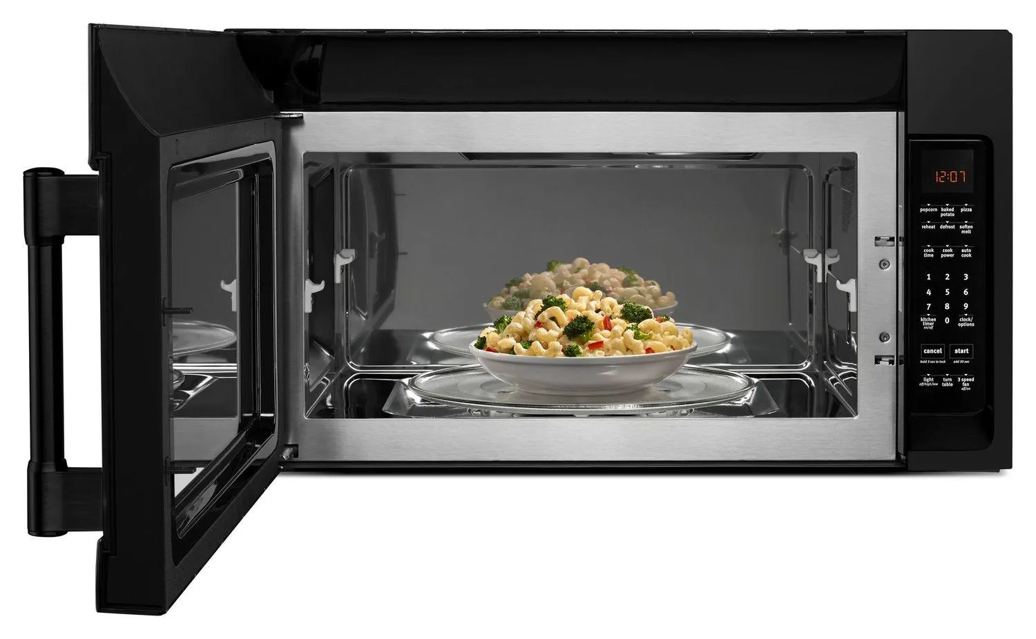 Maytag MMV4206FB Over-The-Range Microwave With Interior Cooking Rack - 2.0 Cu. Ft. Black