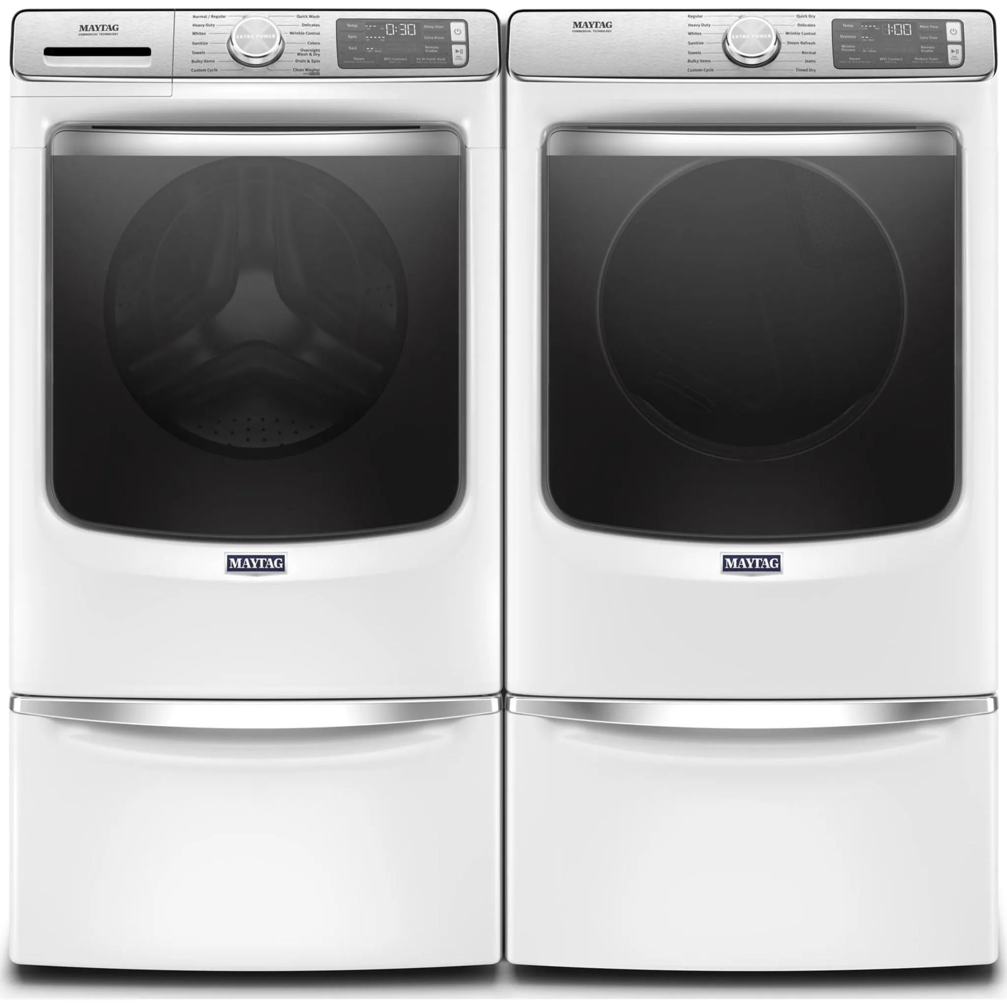 Maytag Smart Front Load Washer with Extra Power and 24-Hr Fresh Hold® option - 5.8 cu. ft. (MHW8630HW)