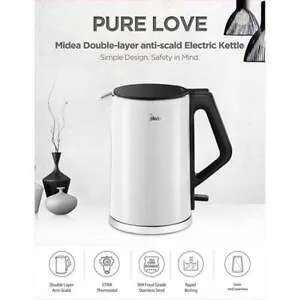 Midea MK-15H01B Double Wall Kettle 1.5L