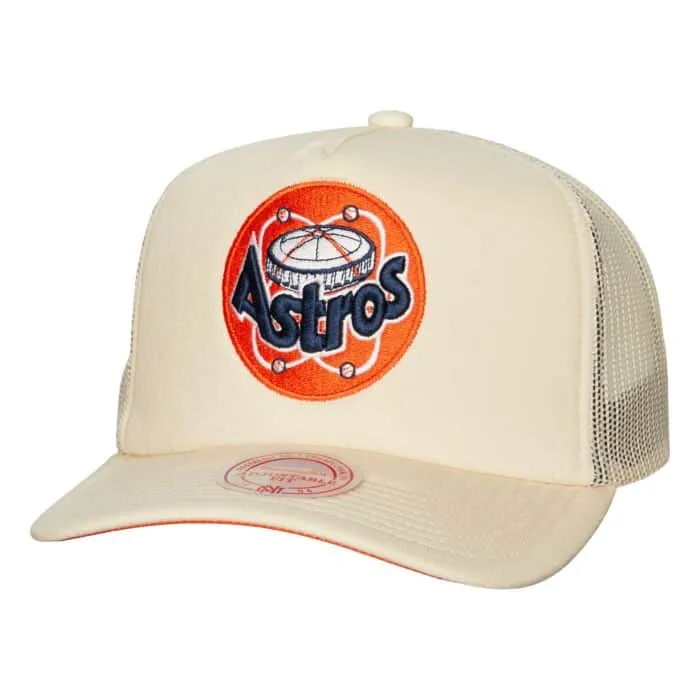 Mitchell & Ness Evergreen Trucker Snapback Coop Houston Astros