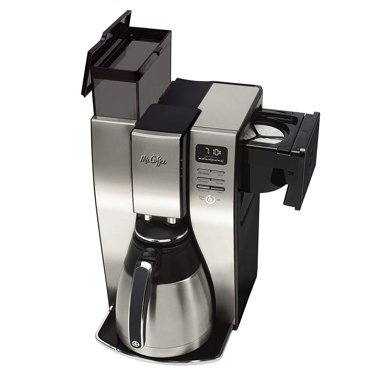 Mr. Coffee Optimal Brew Thermal Coffee Maker, 10 Cups, Stainless Steel