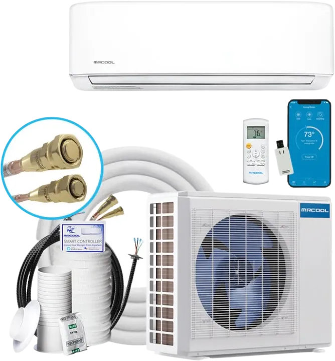 MRCOOL Ductless Mini-Split Air Conditioner & Heater DIY Complete System 24K BTU 208-230V/60Hz 4th Gen New