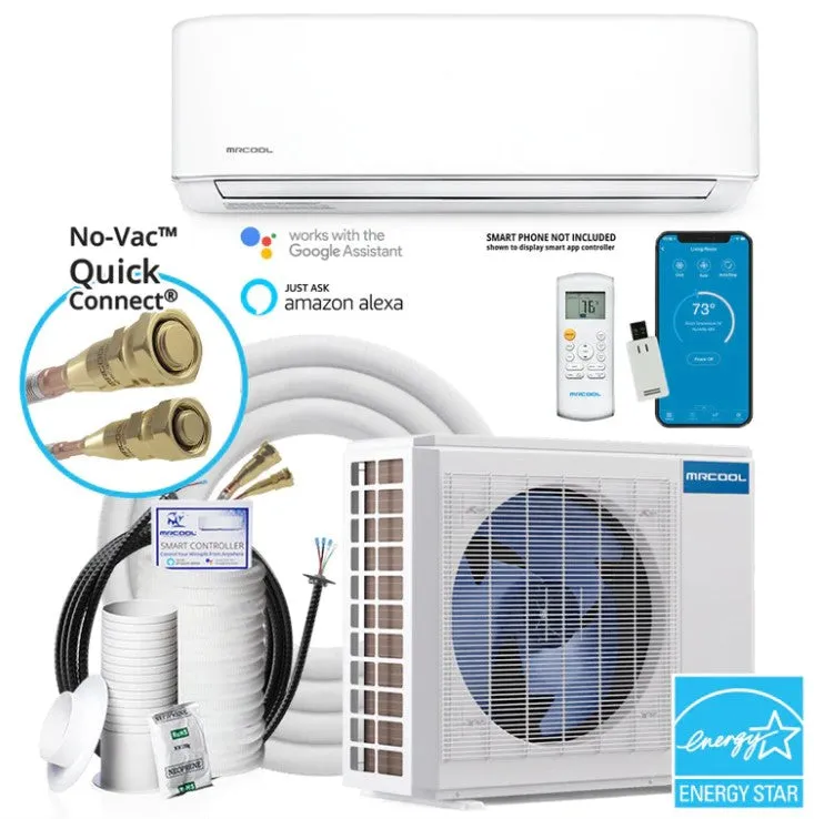 MRCOOL Ductless Mini-Split Air Conditioner & Heater DIY Complete System 36K BTU 208-230V/60Hz 4th Gen New