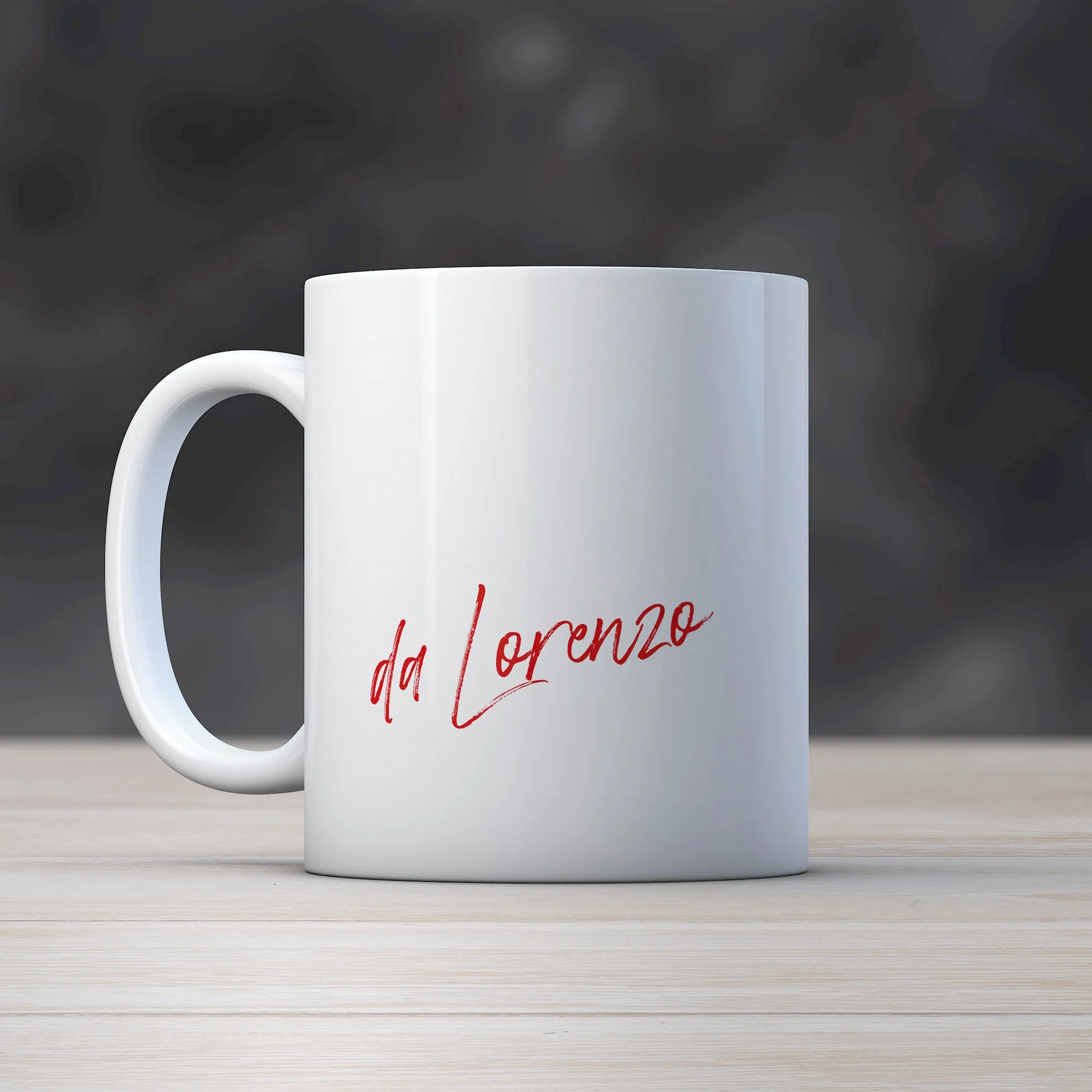 Mug "Sempre al tuo fianco" con dedica personalizzata