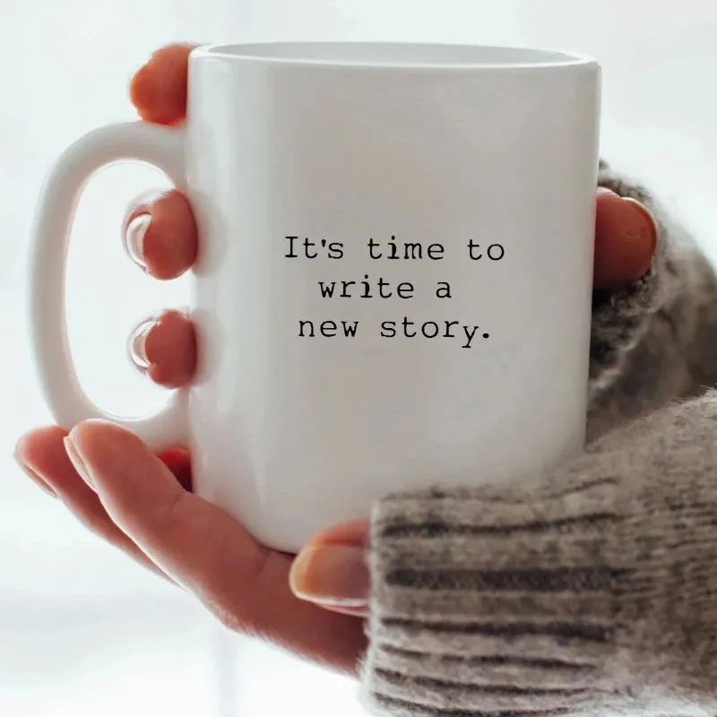 'New Story' Cozy At Home Mug