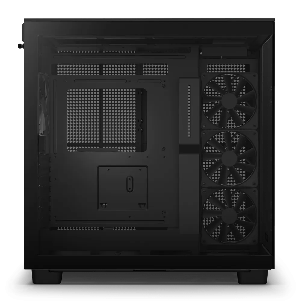 NZXT H9 FLOW Matte Black 啞光黑色 Tempered Glass ATX Case CM-H91FB-01