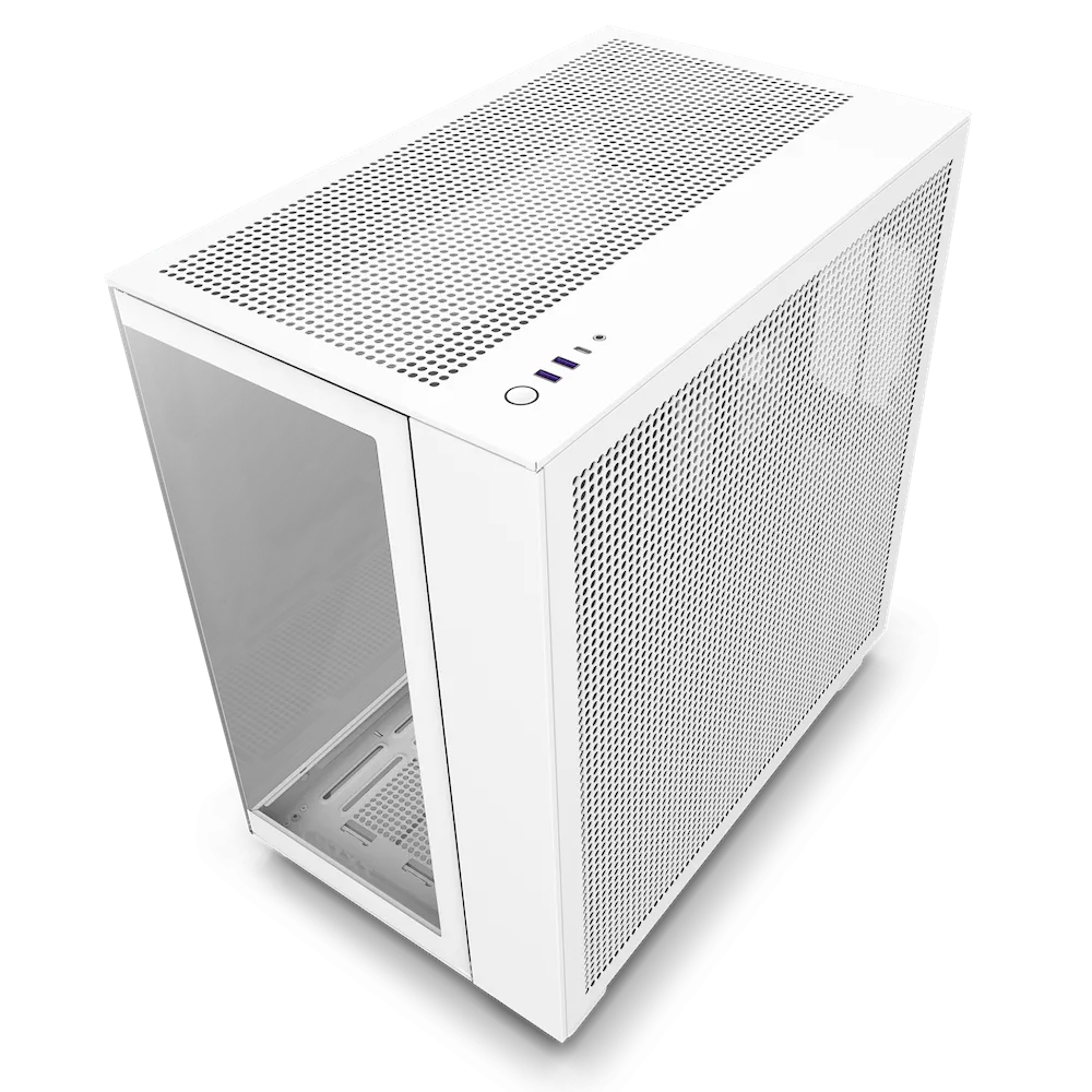 NZXT H9 FLOW Matte White 啞光白色 Tempered Glass ATX Case CM-H91FW-01