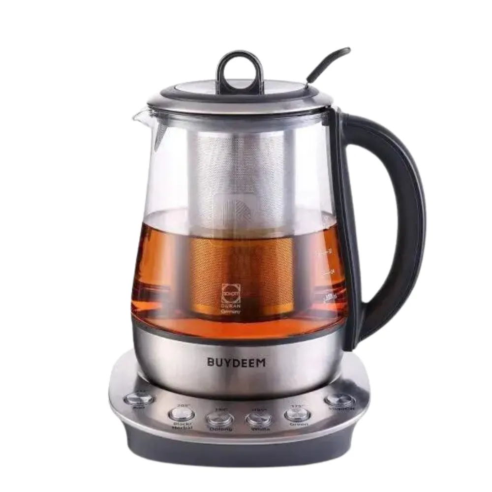 (OPON BOX) Electric Tea Maker with Infuser 1.2L