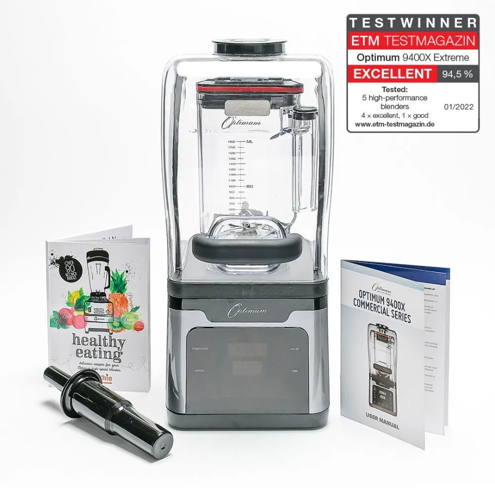 Optimum 9400X - Best Commercial Blender in Australia With Optional Sound Cover!