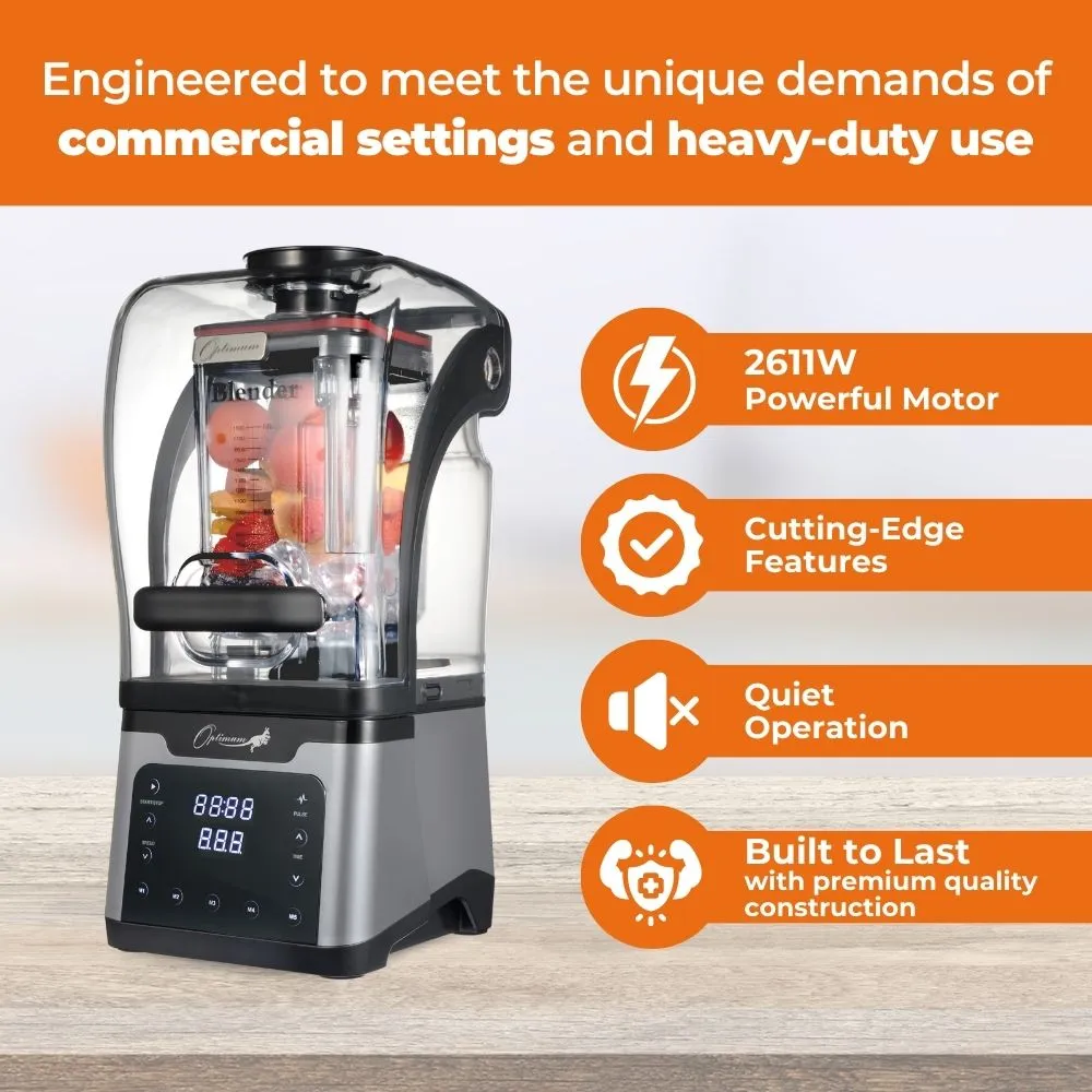 Optimum 9400X - Best Commercial Blender in Australia With Optional Sound Cover!