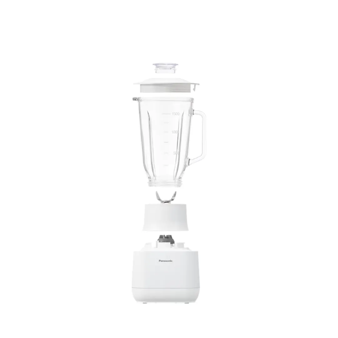 Panasonic MX-MG5351WSK 1.5L Glass Jug Blender with Glass Mill