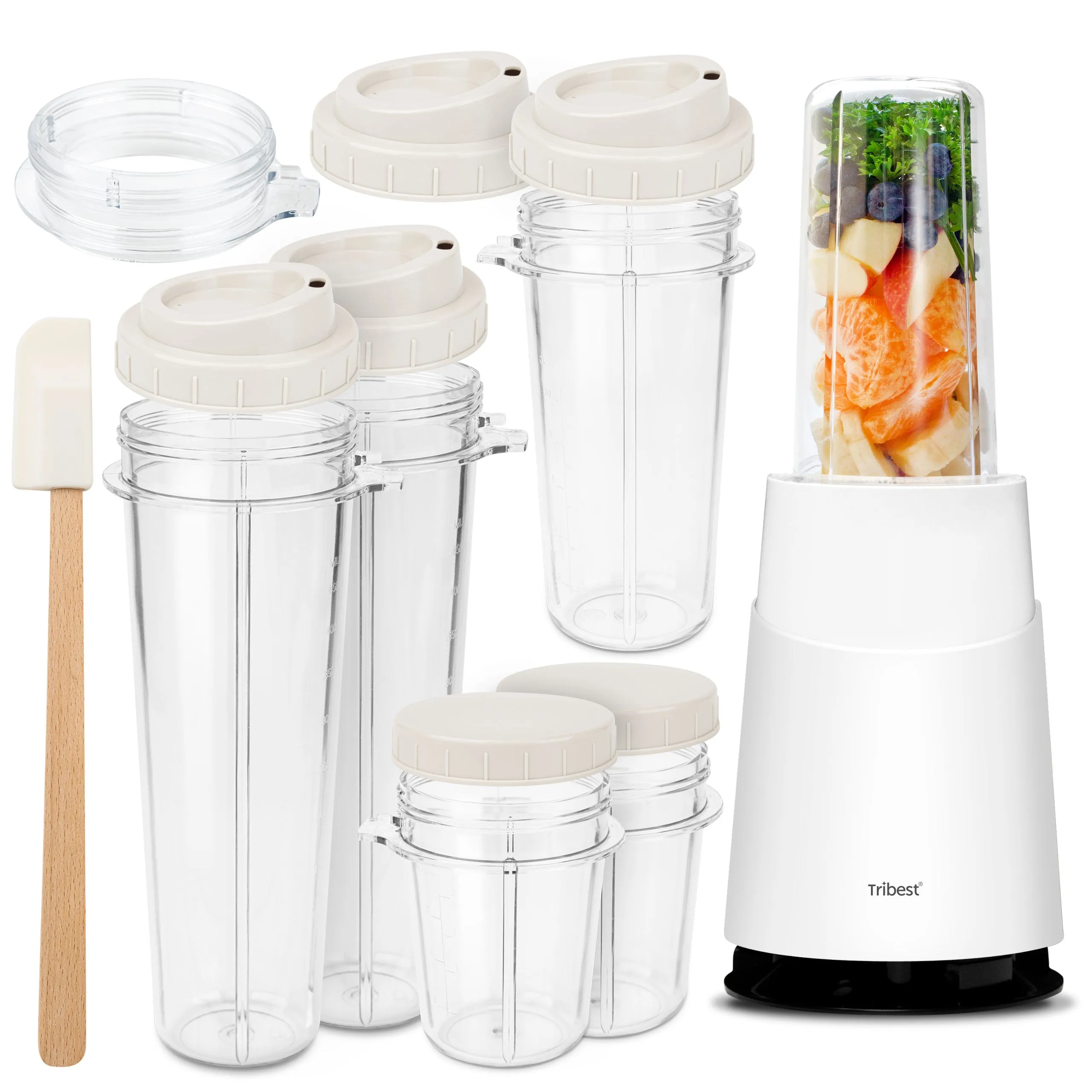 Personal Blender II® Refurbished Mason Jar Ready (Family 16-Piece Set)