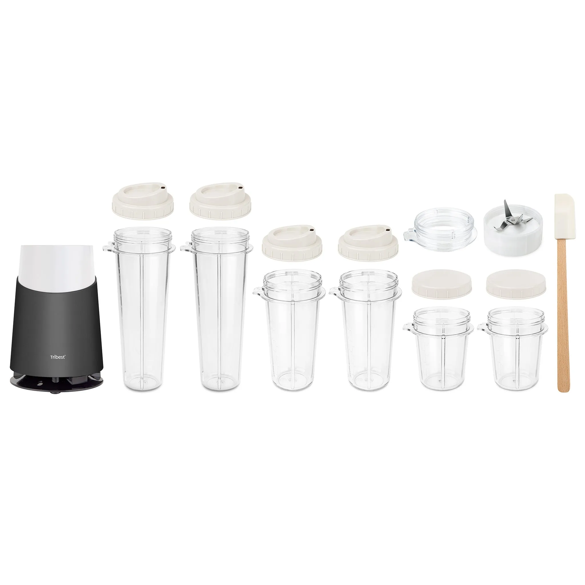 Personal Blender II® Refurbished Mason Jar Ready (Family 16-Piece Set)