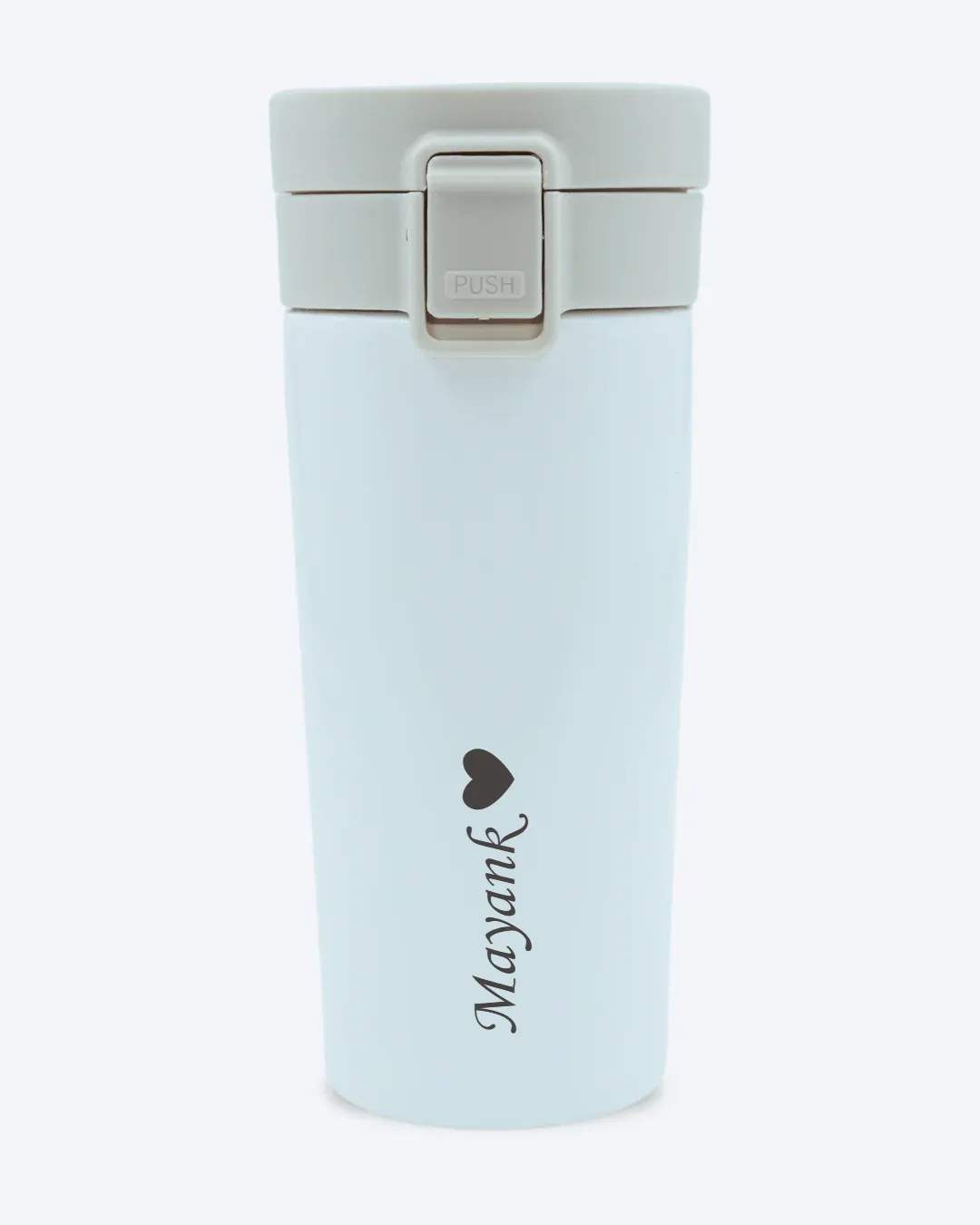 Personalised French Travel Tumbler White