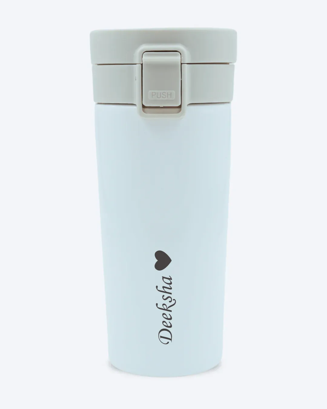 Personalised French Travel Tumbler White