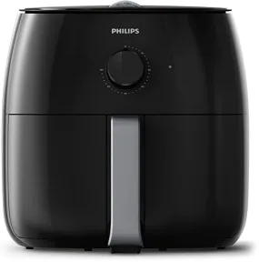 Philips Analog Airfryer XXL with Twin TurboStar Technology, HD9630, Black-Refurbished