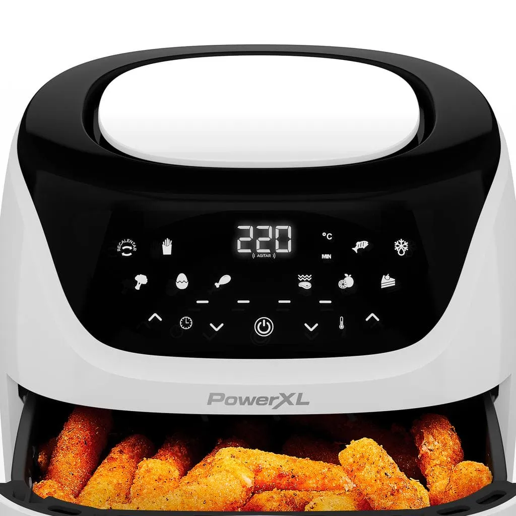 Power XL Air Fryer with Smart Technology Vortex Pro.The Power XL Vortex Pro Smart Air Fryer has a feature that stands out for its powerful, vortex-optimized hot air flow.-476352