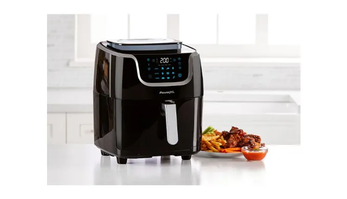 PowerXL 7-qt 10-in-1 1700W Air Fryer Steamer with Muffin Pan (New OR Refurbished with Warranty Included) - Ships Quick!