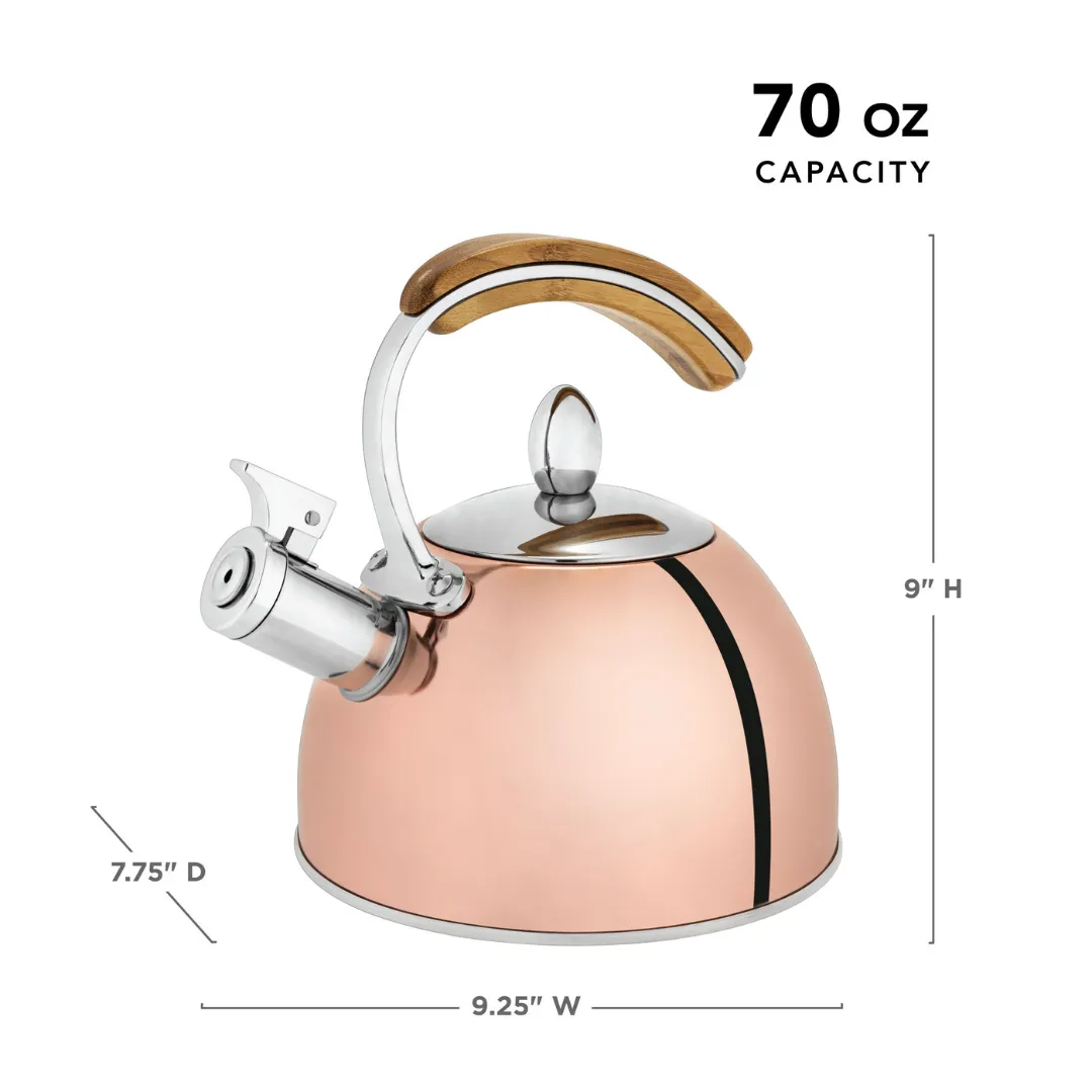 Presley Tea Kettle in Rose Gold