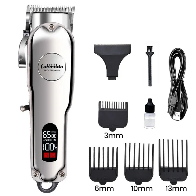 Professional Dog Hair Clipper All Metal Rechargeable Pet Trimmer Cat Shaver Cutting Machine Puppy Grooming Haircut Low Noice