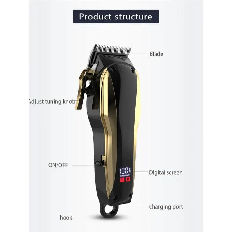 Professional Rechargeable Electric Hair Trimmer AO-50004 Gold