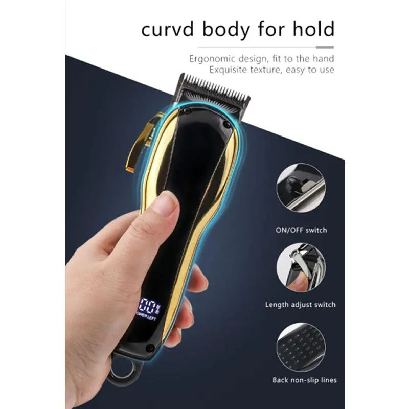 Professional Rechargeable Electric Hair Trimmer AO-50004 Gold