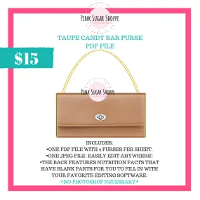 PSS - TAUPE - PURSE FILE